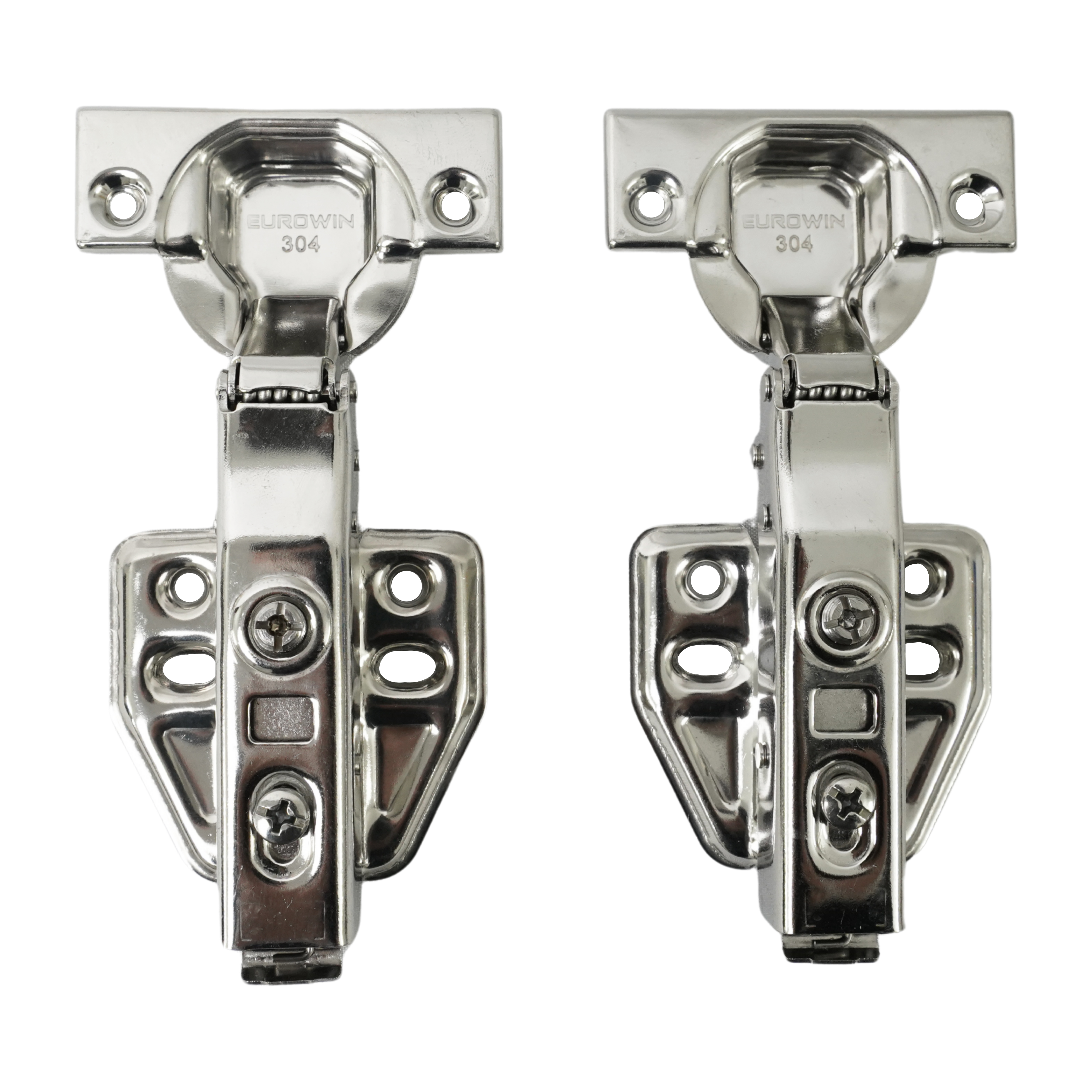 Bản Lề Inox Giảm Chấn Eurowin EU304A Loại Thẳng 