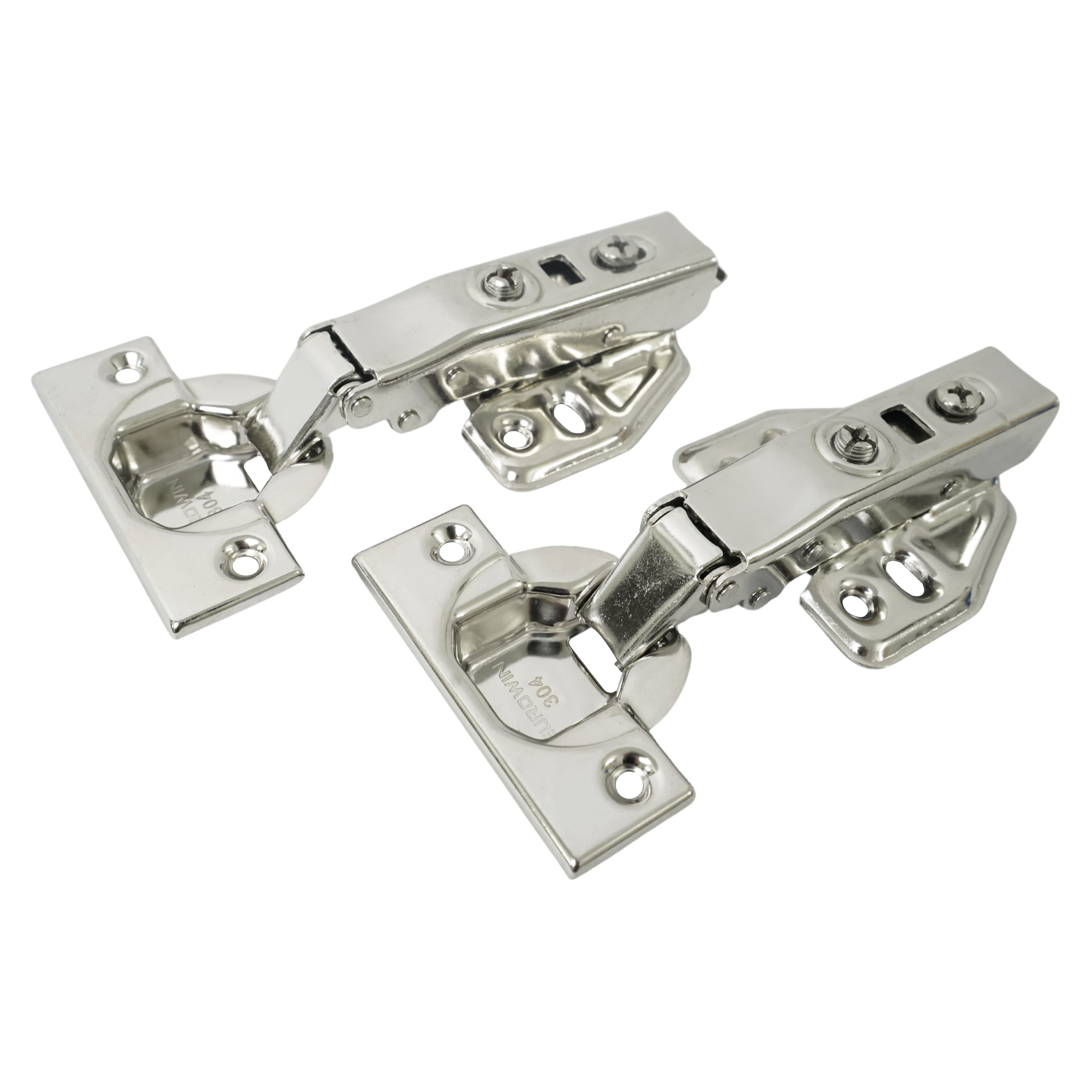 Bản Lề Inox Giảm Chấn Eurowin EU304A Loại Thẳng 