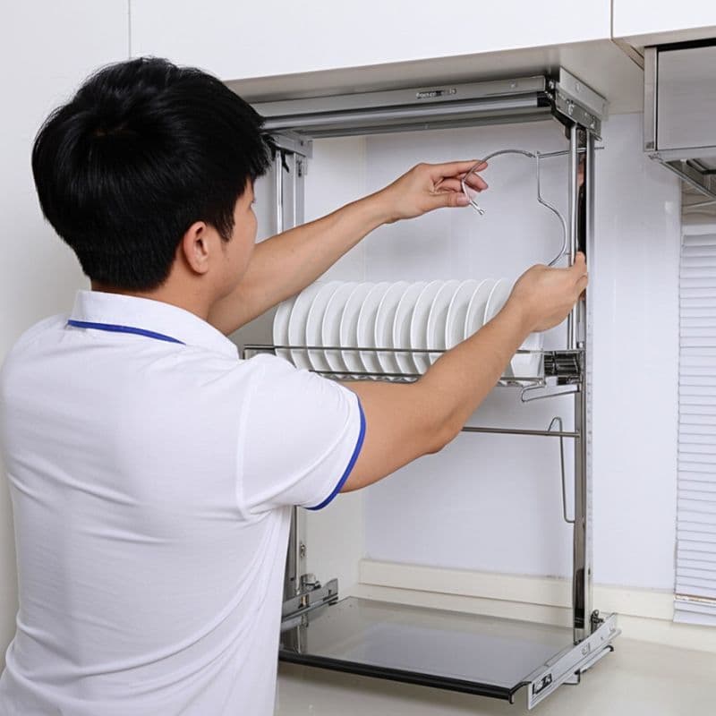 5 lỗi thường gặp khi lắp phụ kiện tủ bếp & cách khắc phục