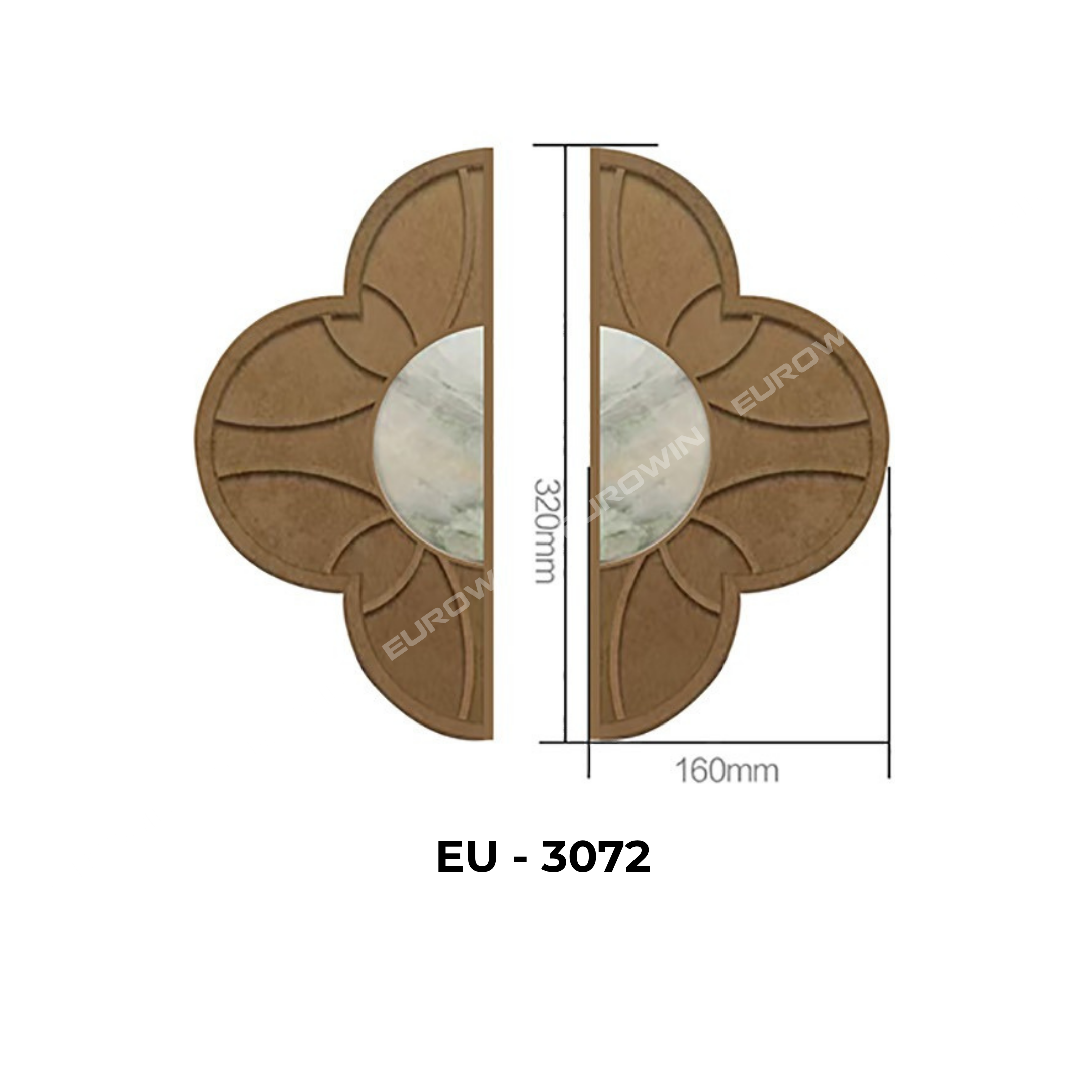 Tay Nắm Cửa Nhôm Eurowin EU-3072