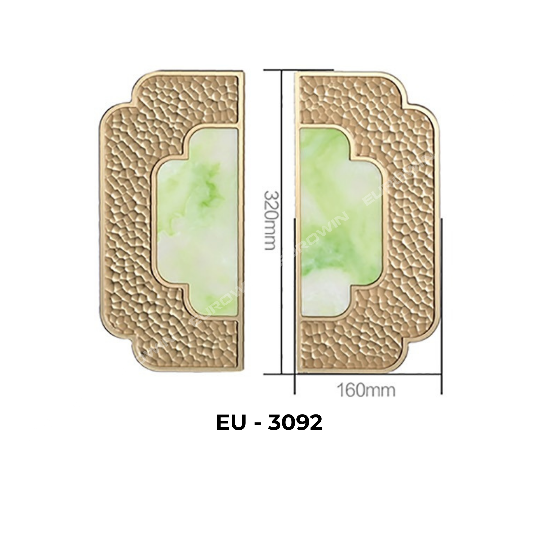 Tay Nắm Cửa Nhôm Eurowin EU-3092