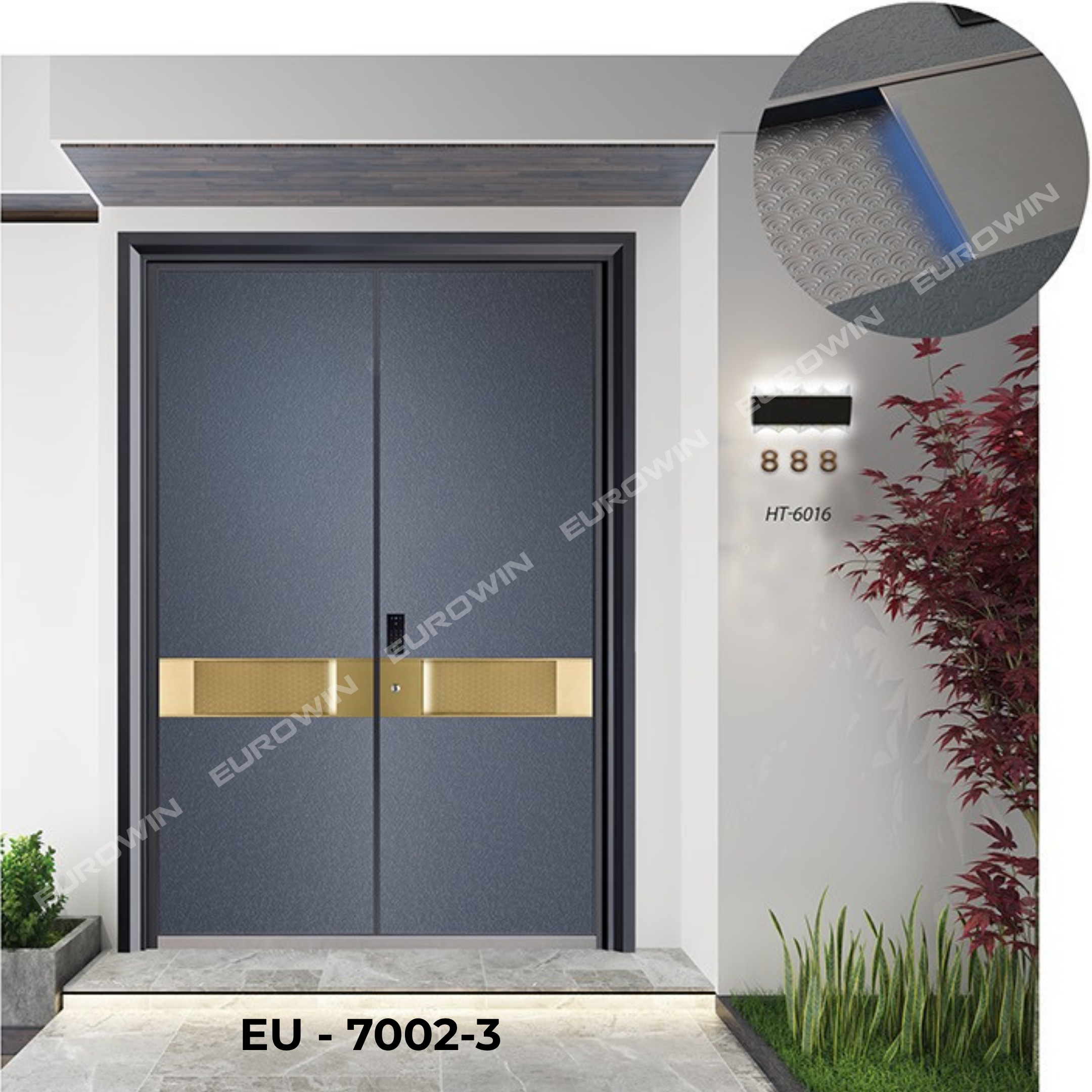 Tay Nắm Cửa Nhôm Eurowin EU-7002