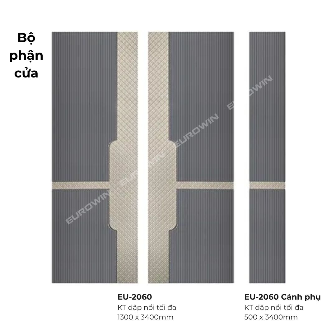 Cửa Nhôm Nguyên Tấm Eurowin EU-2060