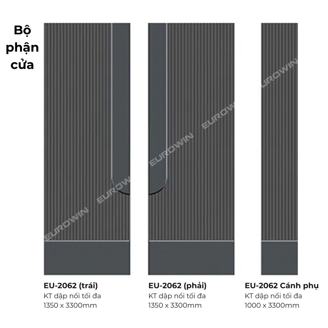 Cửa Nhôm Nguyên Tấm Eurowin EU-2062