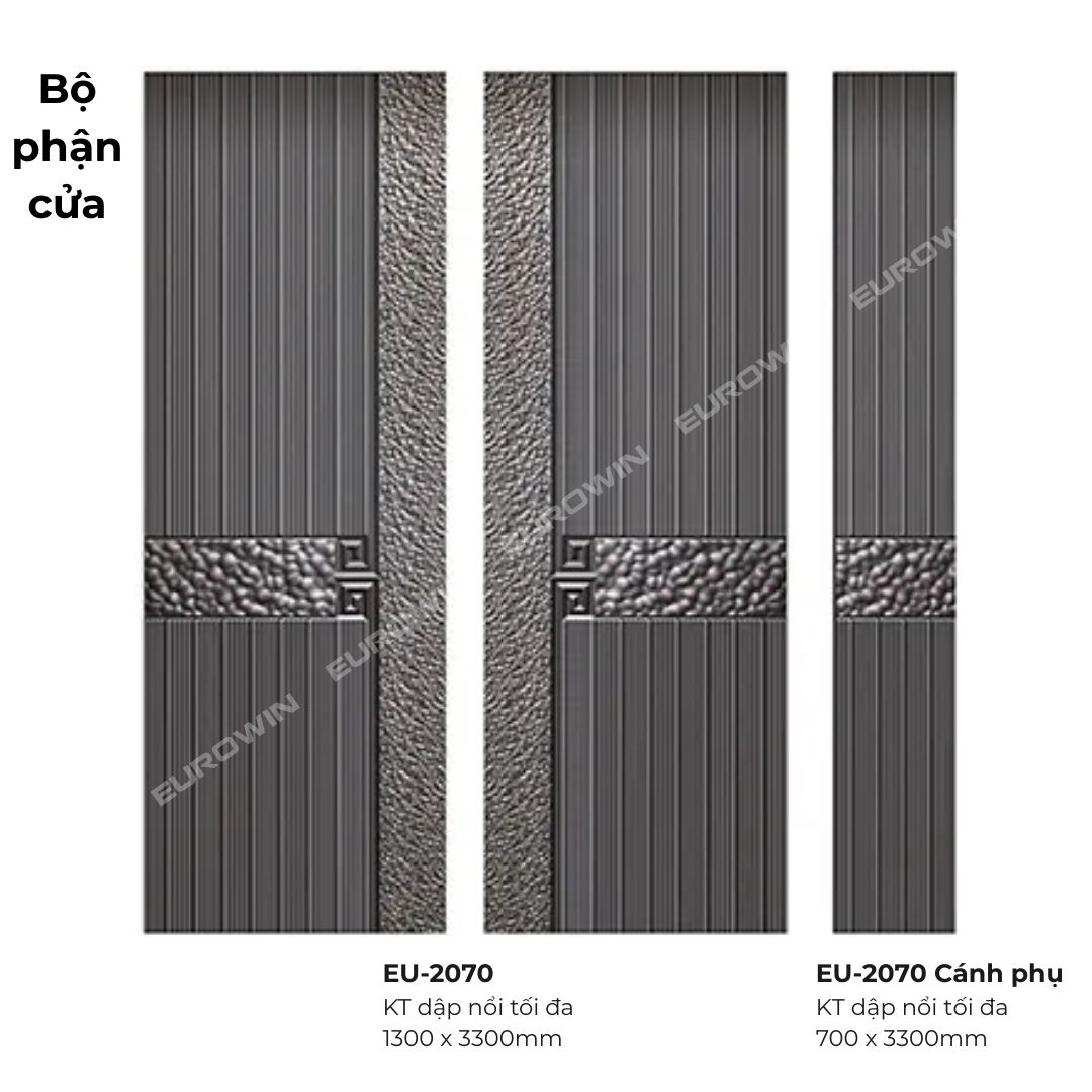 Cửa Nhôm Nguyên Tấm Eurowin EU-2070