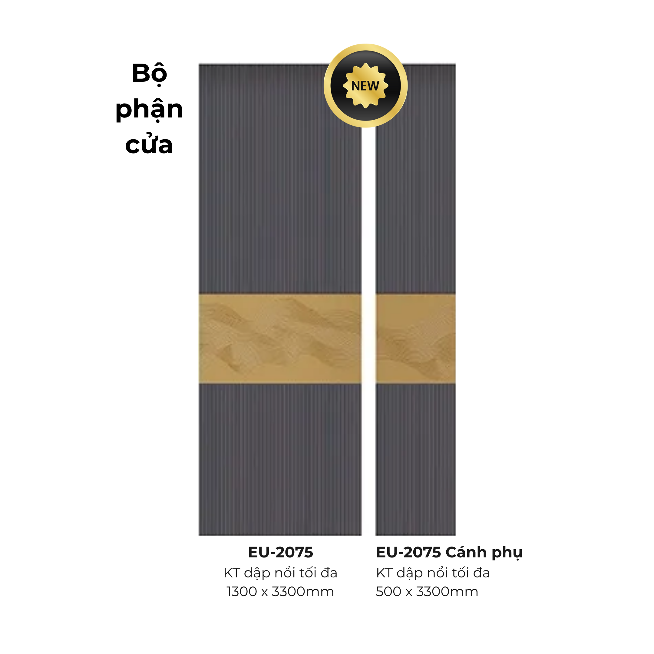Cửa Nhôm Nguyên Tấm Eurowin EU-2075
