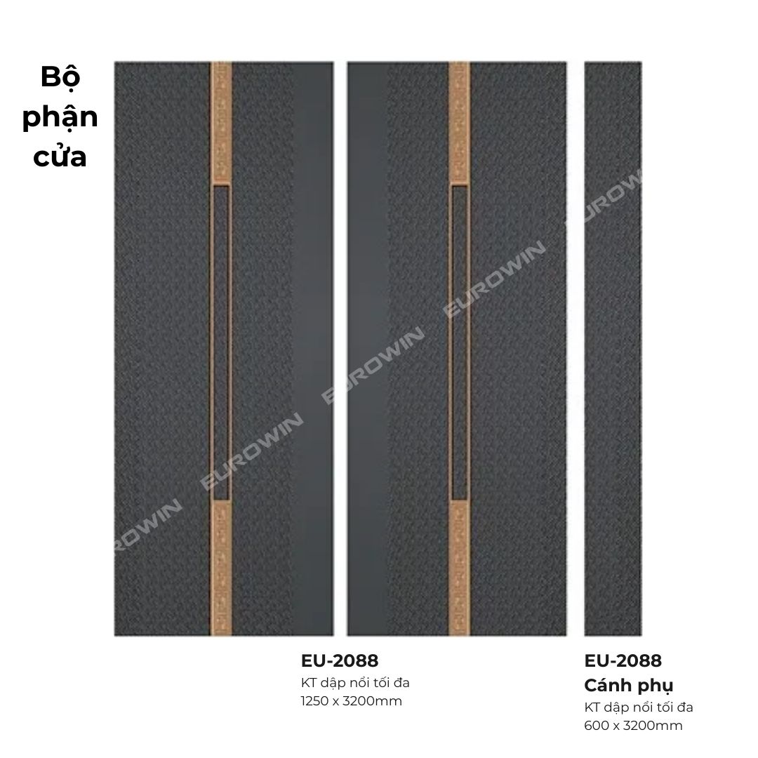 Cửa Nhôm Nguyên Tấm Eurowin EU-2088
