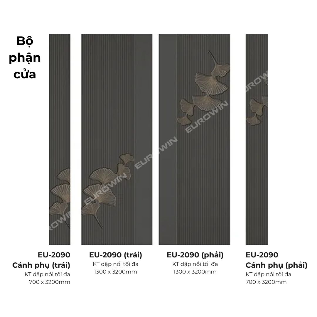 Cửa Nhôm Nguyên Tấm Eurowin EU-2090