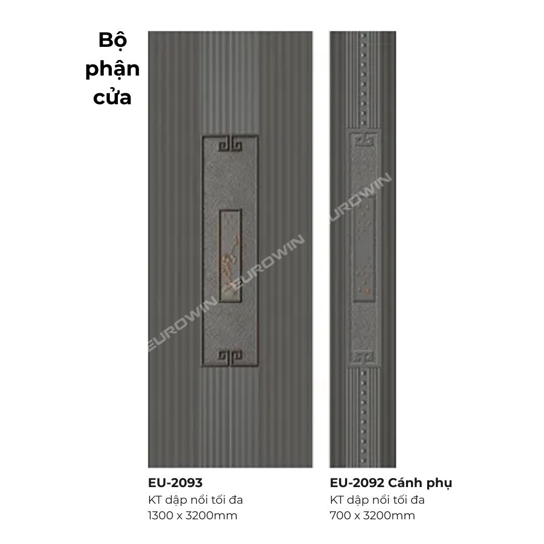 Cửa Nhôm Nguyên Tấm Eurowin EU-2093