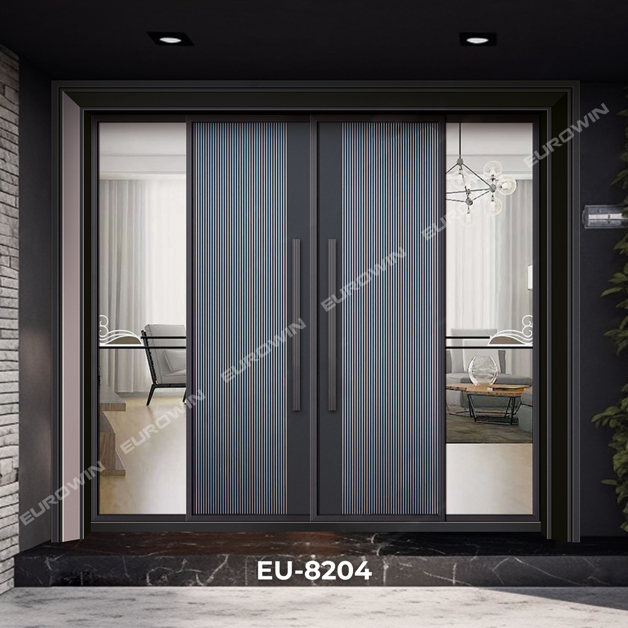 Cửa Nhôm Nguyên Tấm Eurowin EU-8204