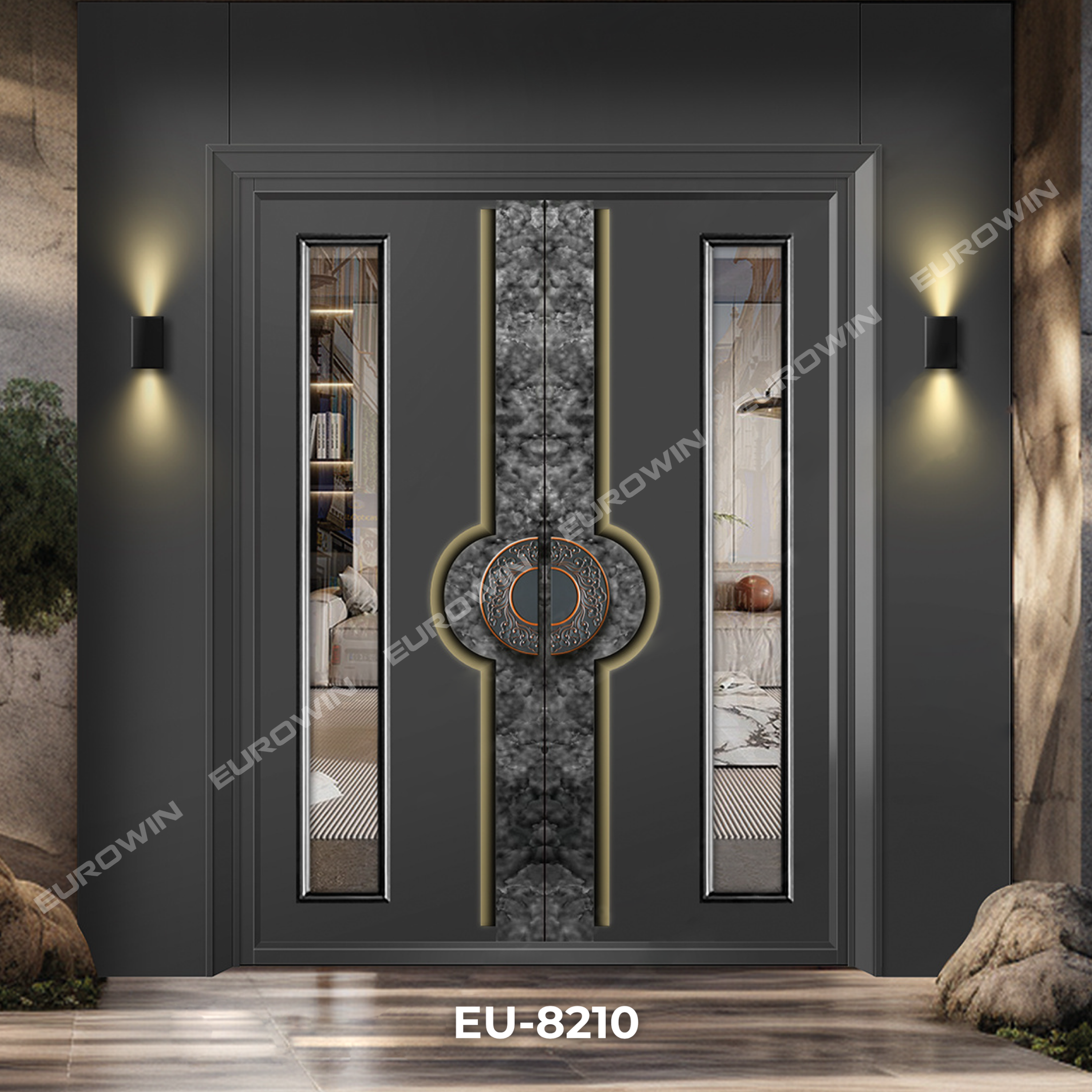 Cửa Nhôm Nguyên Tấm Eurowin EU-8210