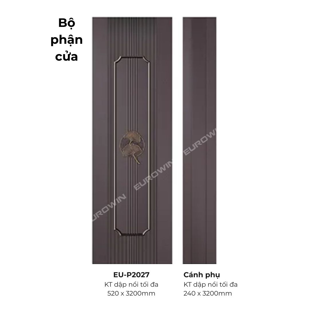 Cửa Nhôm Nguyên Tấm Eurowin EU-P2027