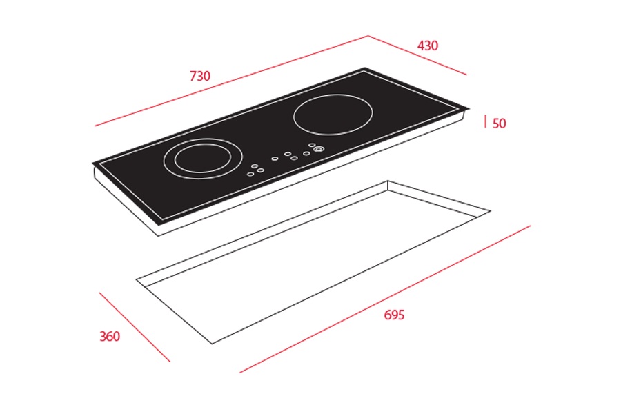 Bếp điện từ Teka IR 720