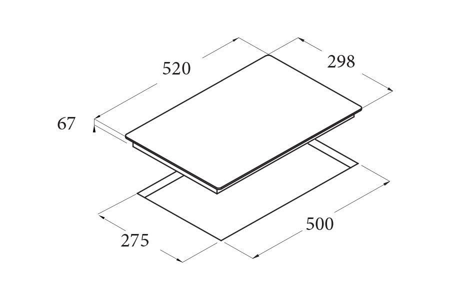 Bếp điện DOMINO Cata TD 302 VI