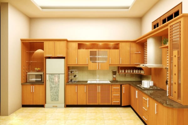 Các loại chất liệu thường được chọn làm tủ bếp