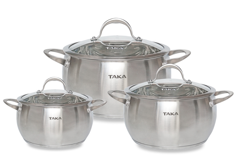 Bộ nồi inox Taka TK NI03K