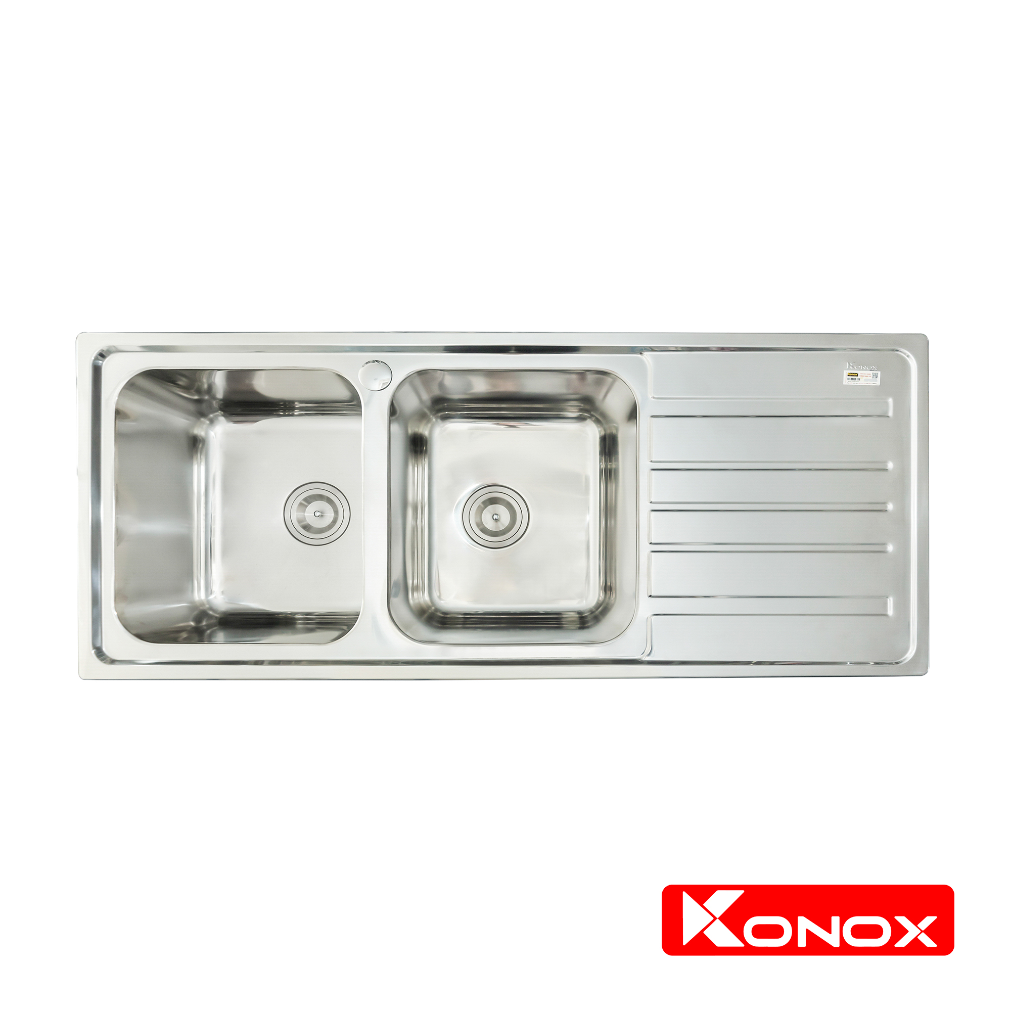 European sink Artusi KS11650 1D – Bàn phảiSiphon, giá úp bát inox