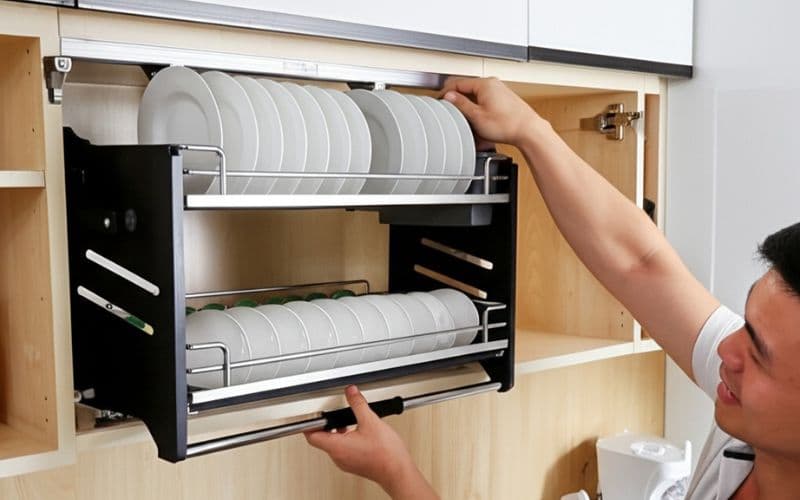 5 lỗi thường gặp khi lắp phụ kiện tủ bếp & cách khắc phục