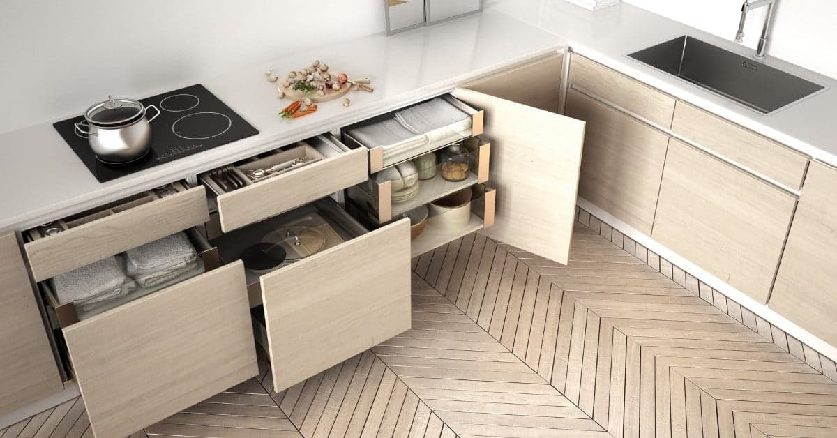 Tư Vấn Chọn Phụ Kiện Cho Tủ Bếp Chữ I, Chữ L, Chữ U: Tối Ưu Từng Góc Bếp