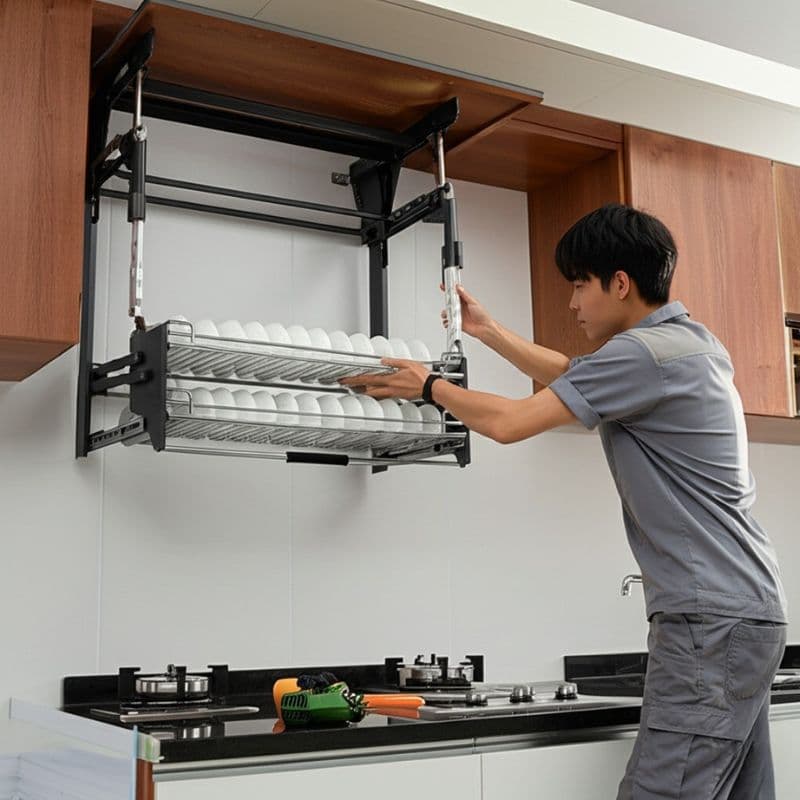 5 lỗi thường gặp khi lắp phụ kiện tủ bếp & cách khắc phục