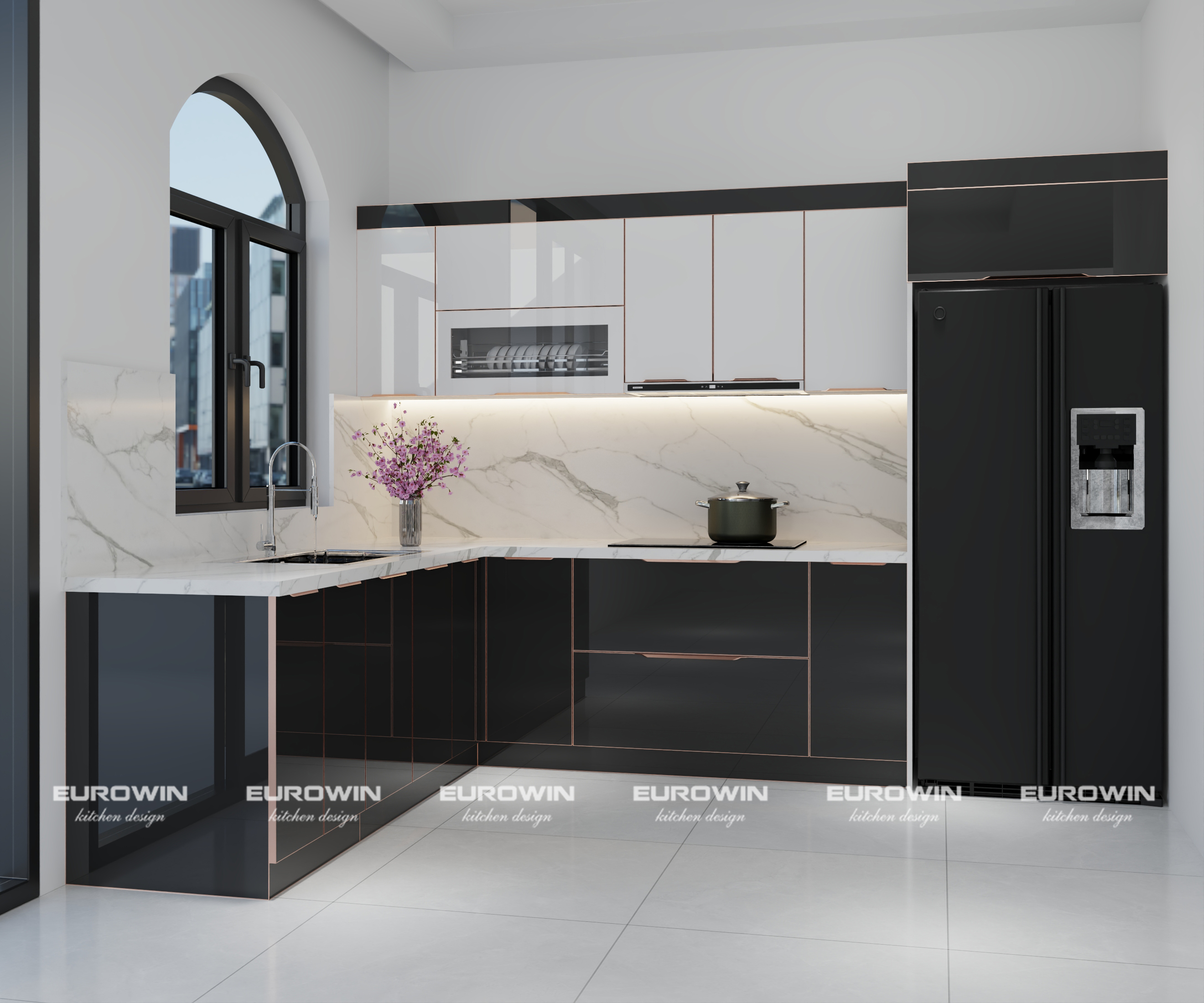 Bố Trí Tủ Bếp Phù Hợp Khi Gia Đình Có Trẻ Nhỏ
