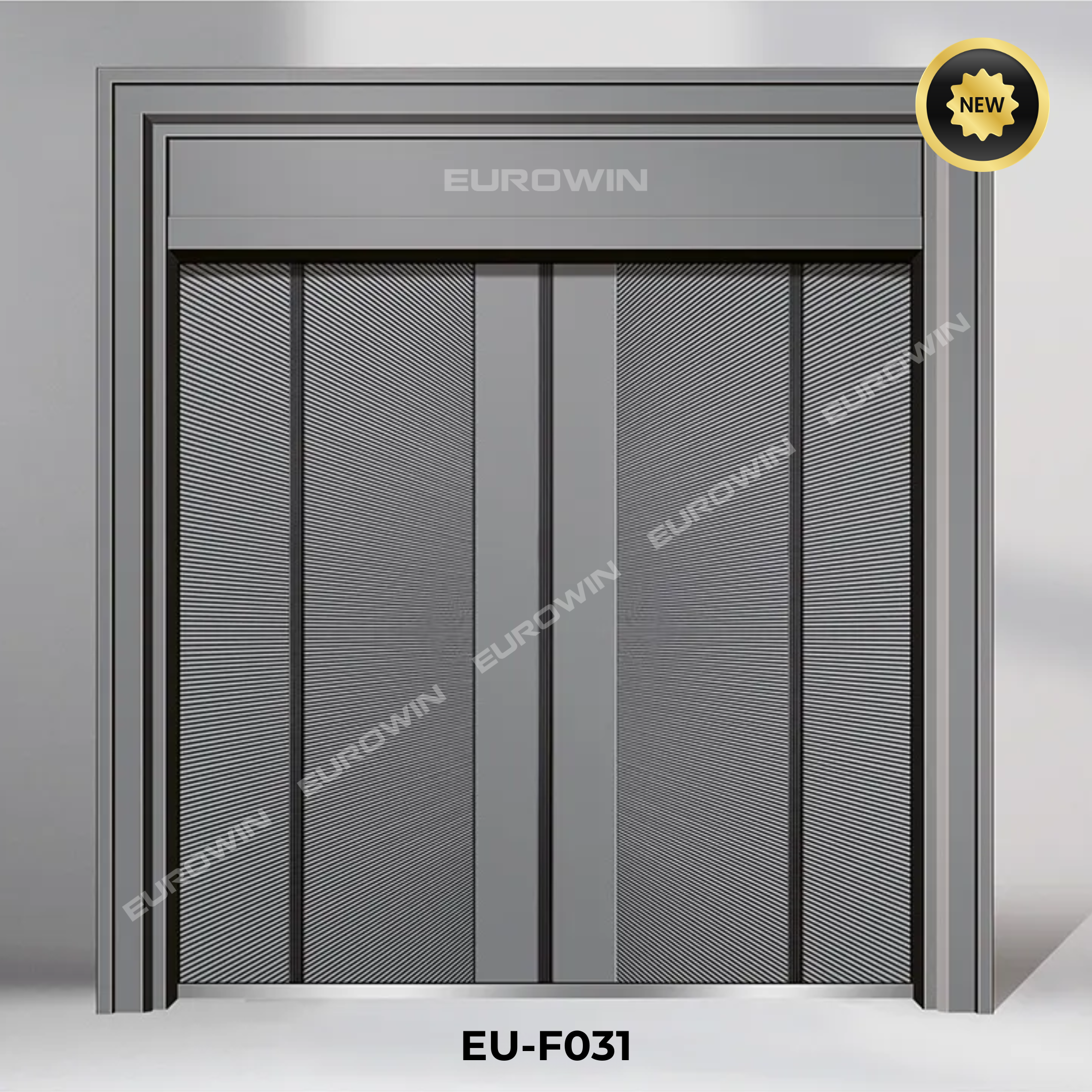 Mẫu cửa nhôm nguyên tấm Delux - Mẫu 11