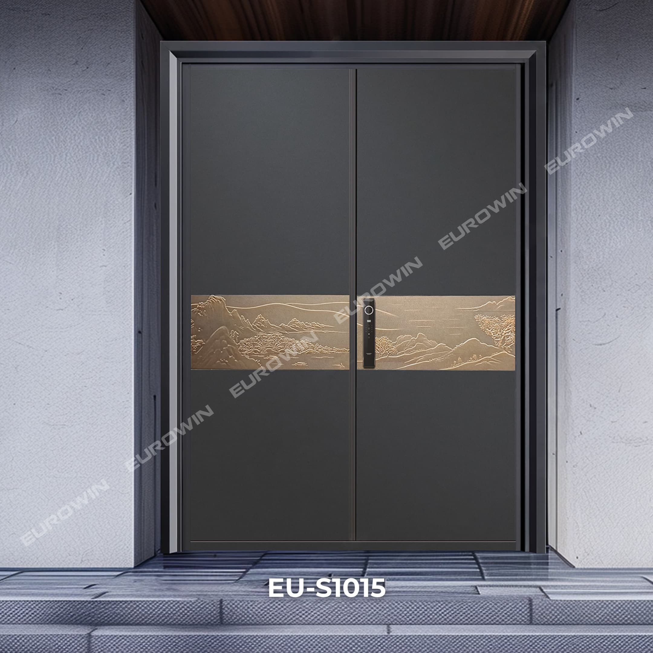 Mẫu cửa nhôm nguyên tấm Eurowin