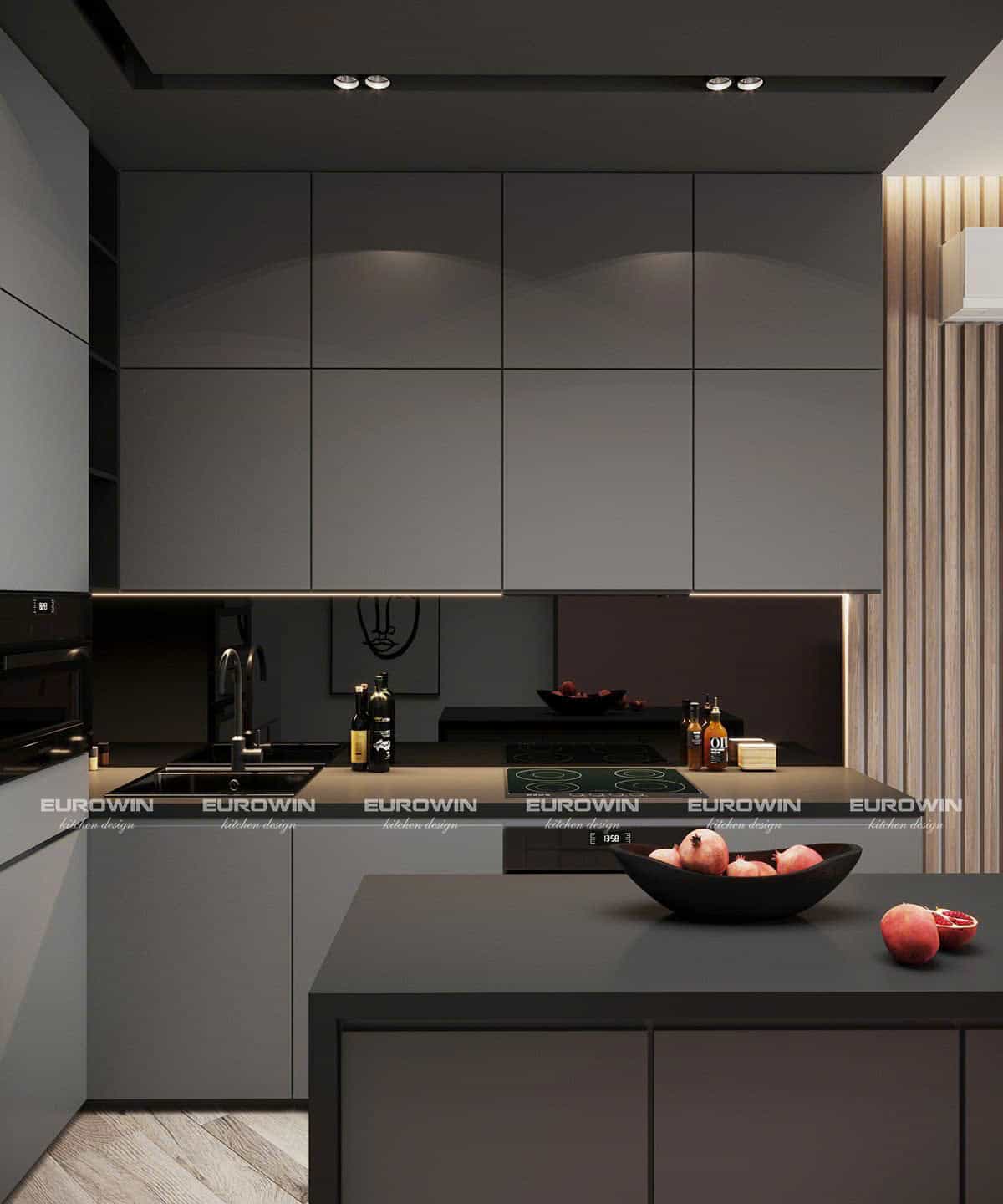 Tủ Bếp Gỗ Công Nghiệp: Xu Hướng Kiểu Dáng & Vật Liệu Phủ Hiện Đại