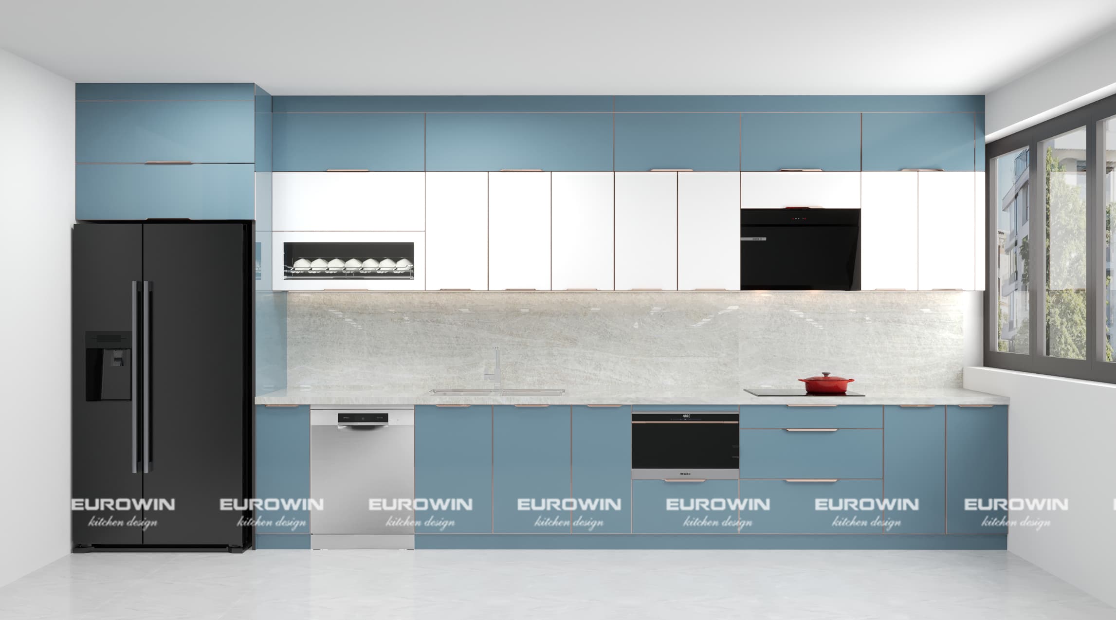 Bếp chữ I cần giữ khoảng cách tiêu chuẩn