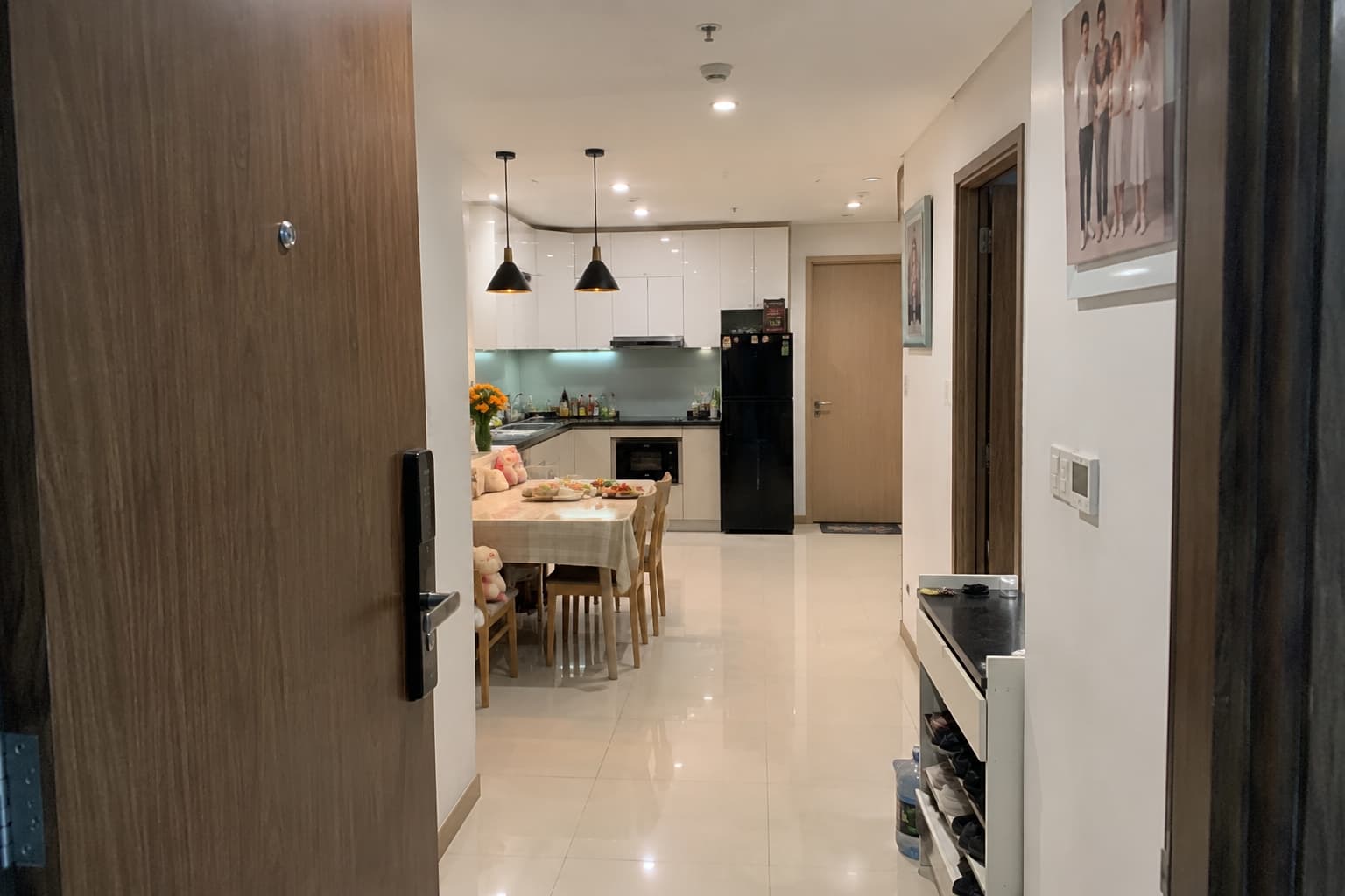 Bếp quá gần cửa ra vào