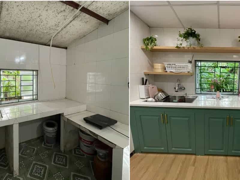 Cải Tạo Bếp Cũ Đón Tết: Gợi Ý Thay Thế Bằng Tủ Bếp Gỗ Công Nghiệp Hiện Đại