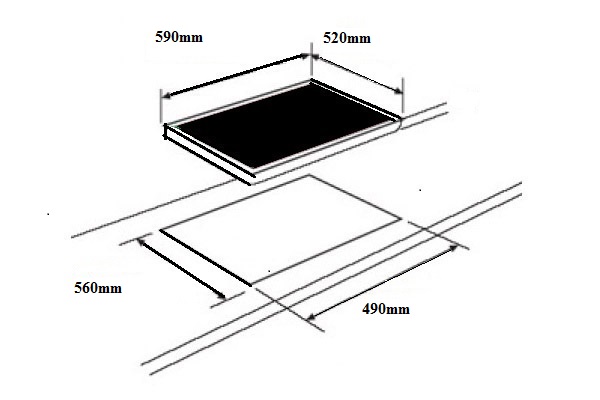 Bếp điện Cata TCDO 604 BV