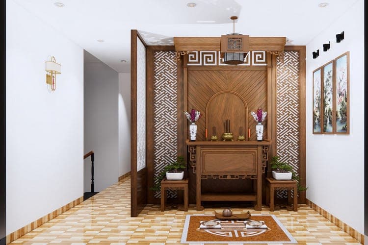 Bố Trí Bàn Thờ Trong Nhà Phố – Tránh Đại Kỵ Phong Thủy