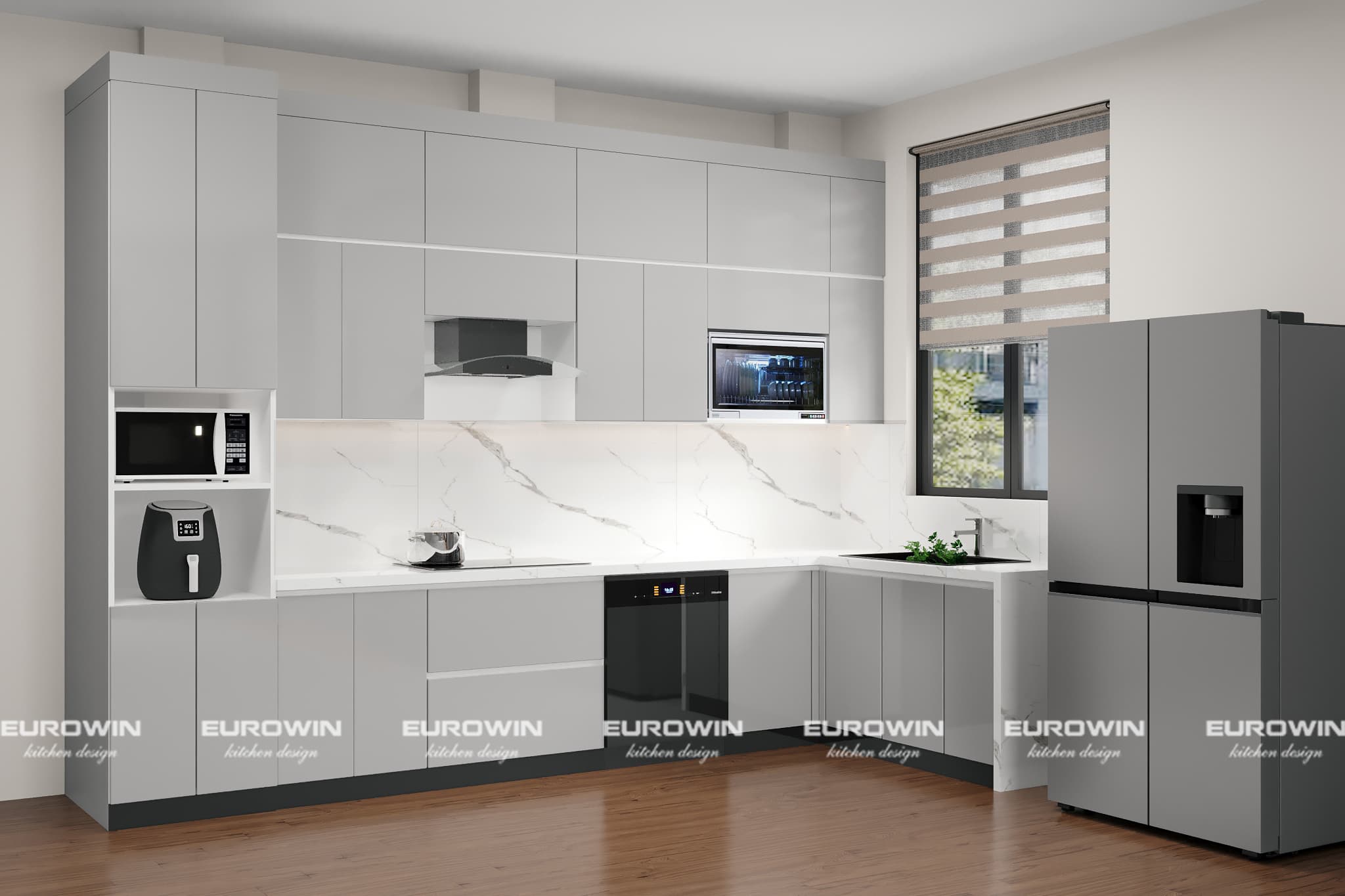 Bố trí khoảng cách giữa các khu vực chức năng một cách hợp lý
