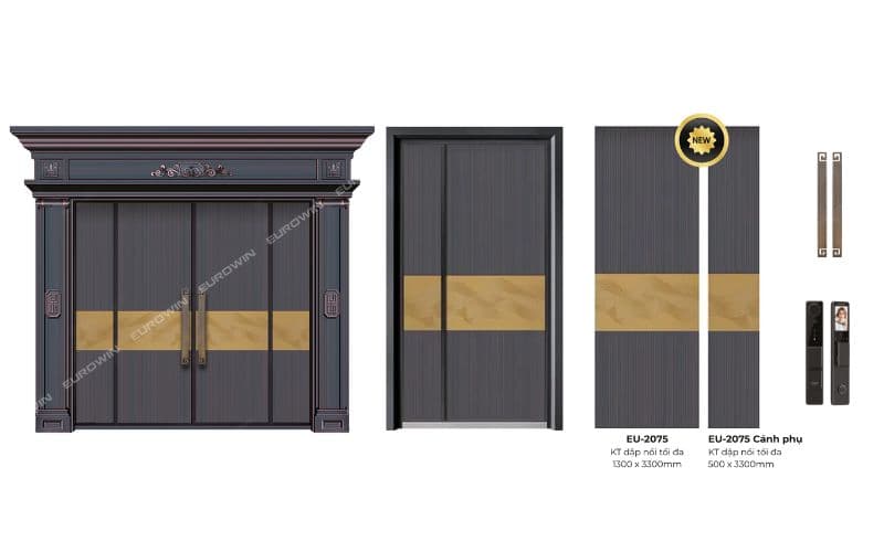 cấu tạo cửa nhôm nguyên khối