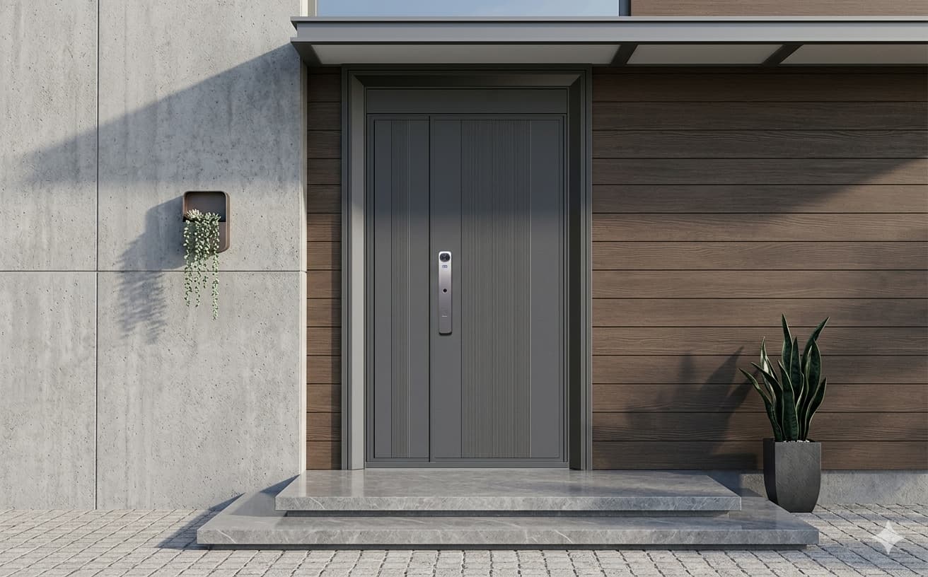 Cửa chính yêu cầu độ chắc chắn, an toàn và tính thẩm mỹ cao