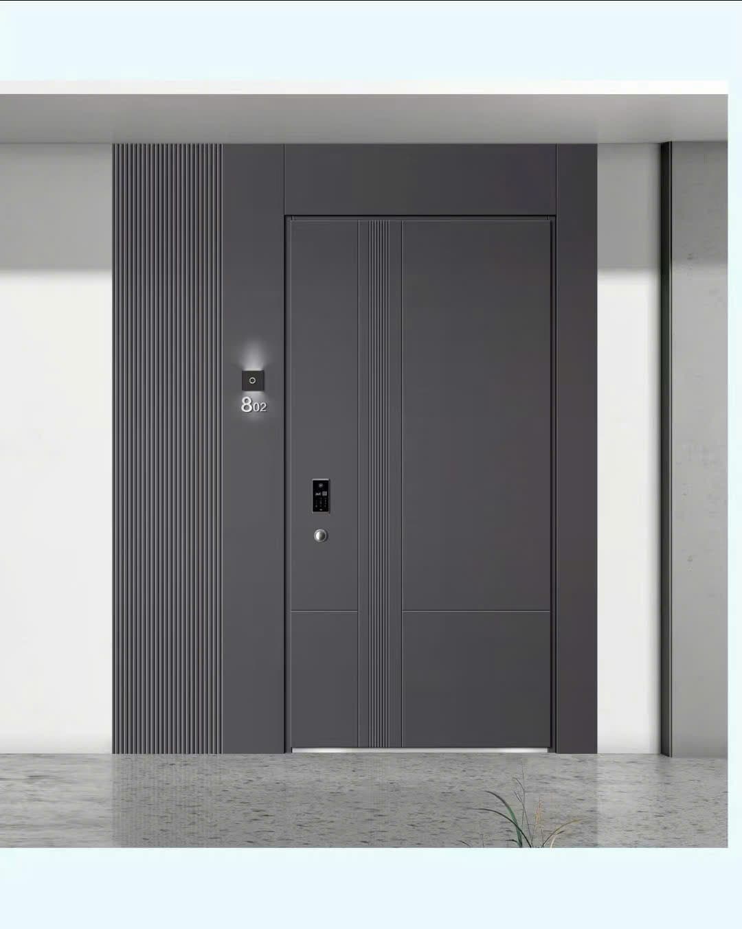 cửa nhôm nguyên tấm không bị mối mọt như cửa gỗ