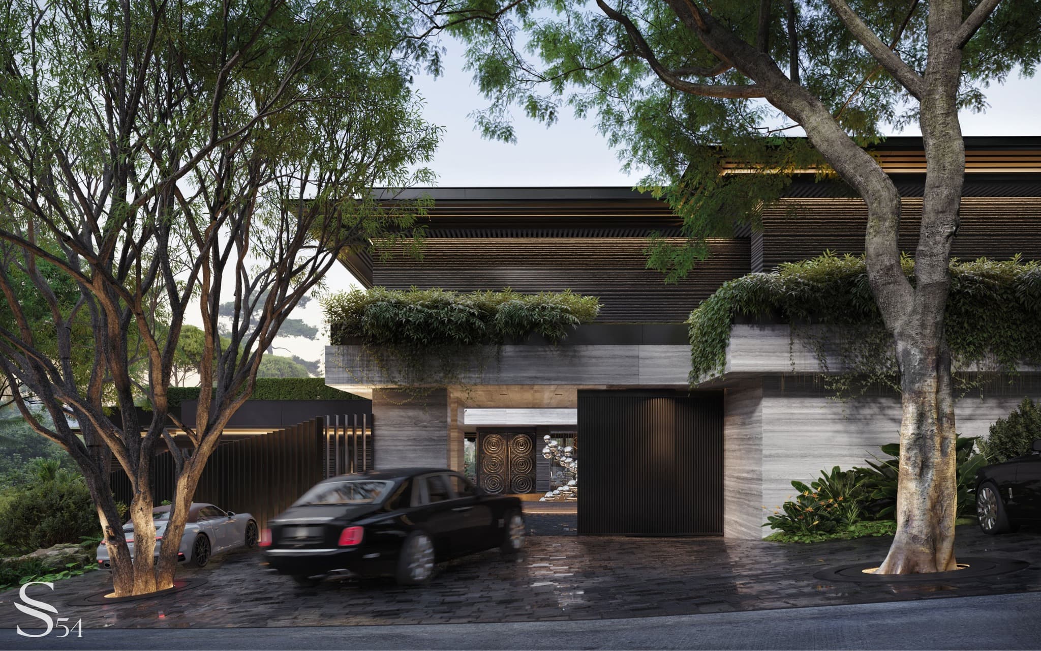 Cửa nhôm nguyên tấm rất phù hợp cho cửa mặt tiền