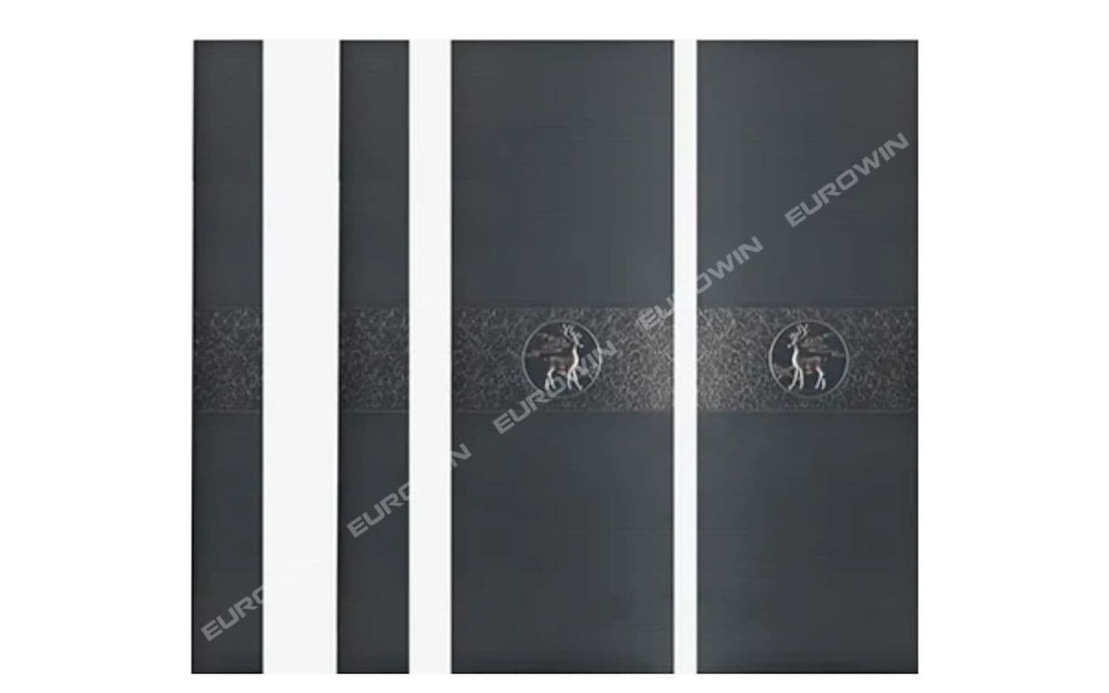 Cửa sử dụng nhôm tấm liền dày chắc, độ cứng cao