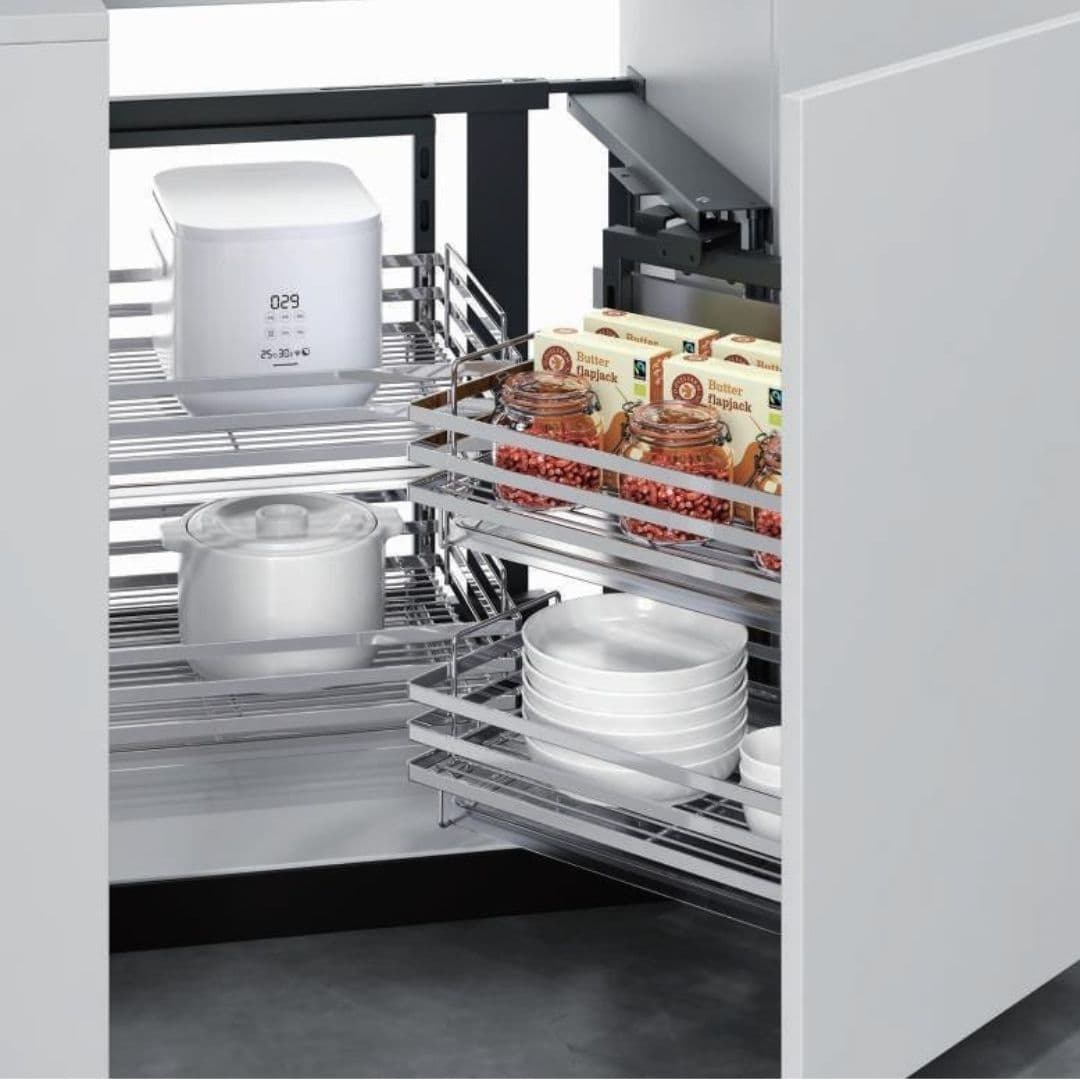 Phân Loại Phụ Kiện Tủ Bếp Theo Chức Năng Và Vị Trí Lắp Đặt