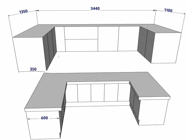 Thiết Kế Tủ Bếp Inox Cánh Kính Cho Biệt Thự: Chữ L Hay Chữ U Là Lựa Chọn Đẳng Cấp Hơn?
