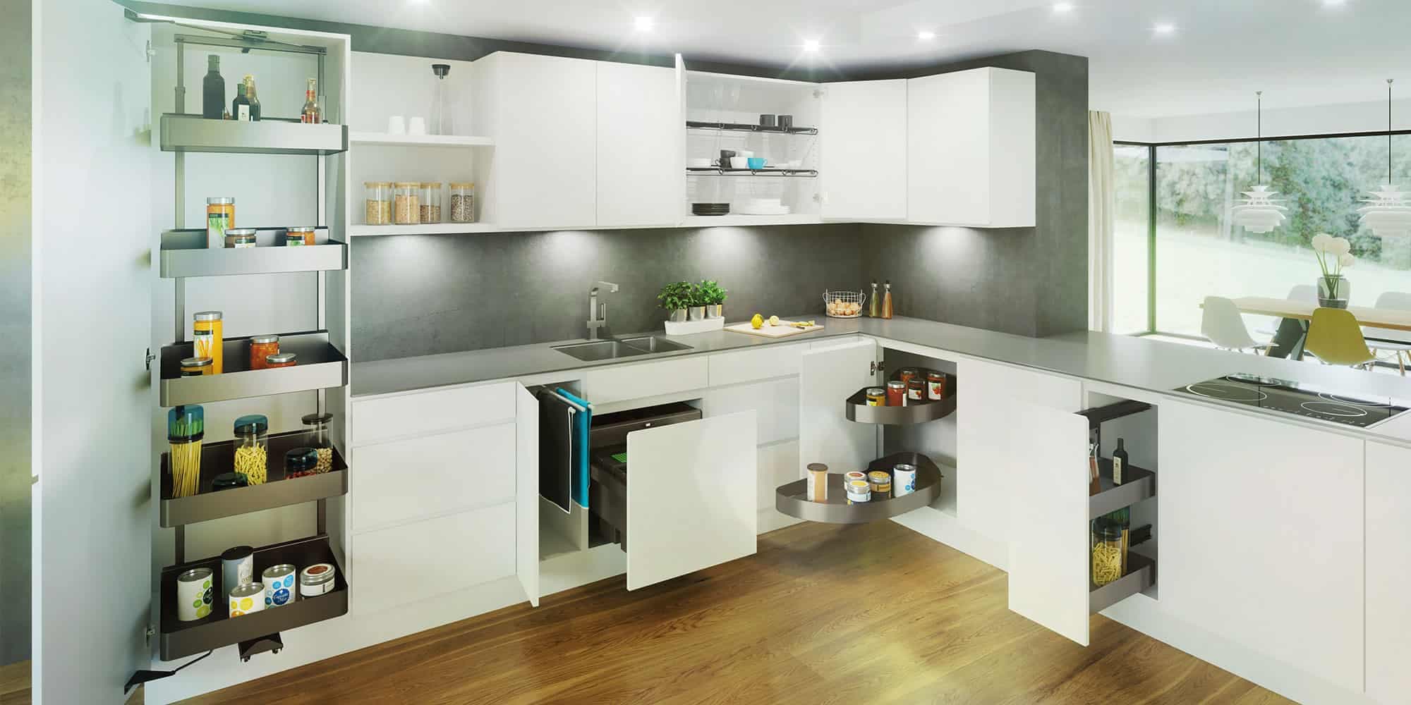 Nhà có trẻ nhỏ nên chọn loại thùng rác, giá dao thớt như thế nào?