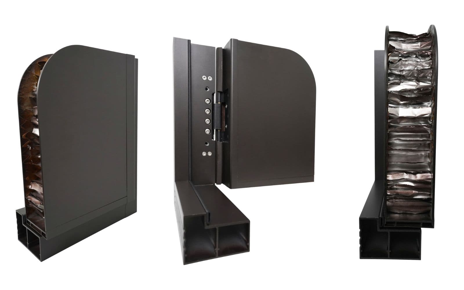 Mặt cắt cấu tạo cửa nhôm nguyên tấm