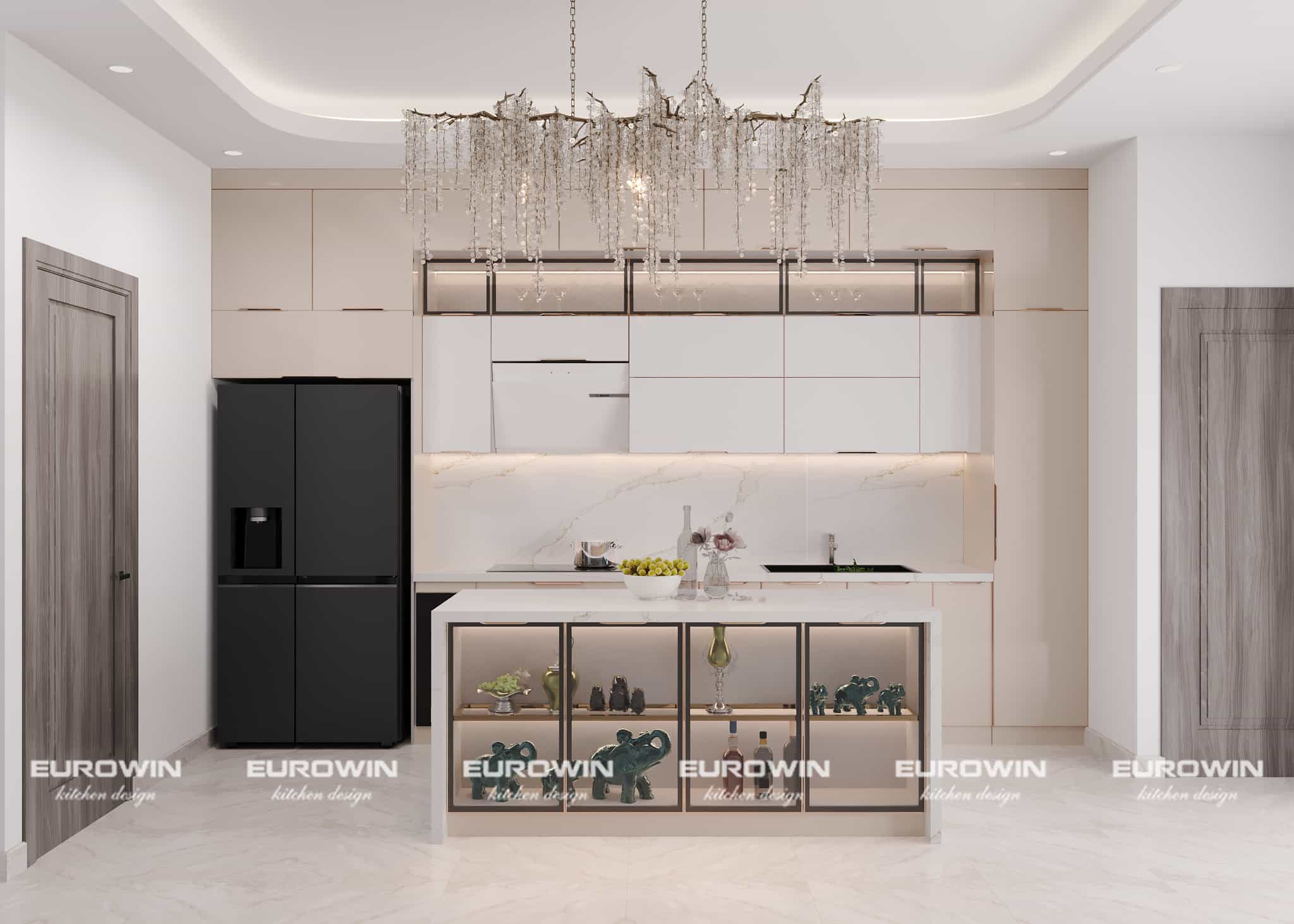 Bộ Sưu Tập Mẫu Tủ Bếp Inox Cánh Kính Kiểu Dáng Chữ I – Cập Nhật Mới Nhất