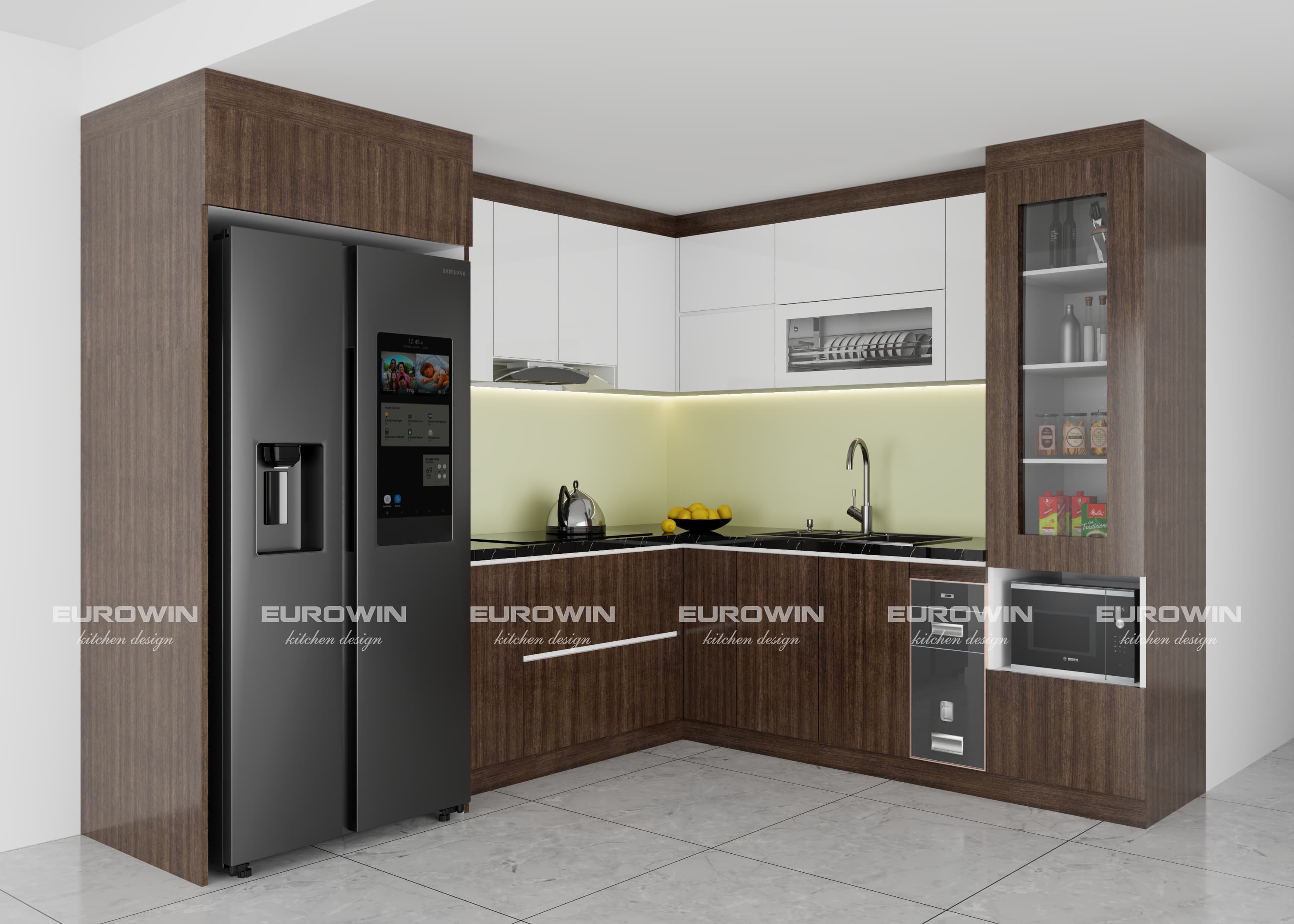 Cánh Tủ Bếp Acrylic, Melamine, Cánh Kính - Nên Chọn Loại Nào?