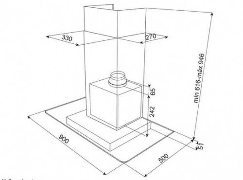 Máy hút mùi Teka DG3 90 GLASS