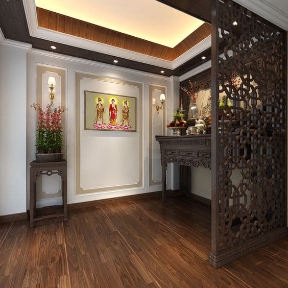 Thiết Kế Phòng Thờ Chuẩn Phong Thủy, Hợp Không Gian Nhà Hiện Đại