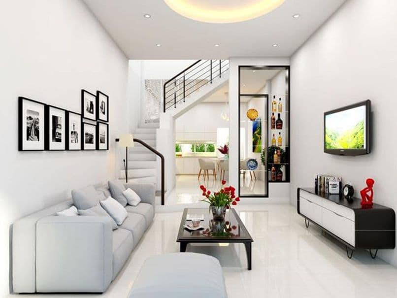 Nếu cửa chính không nhìn thẳng vào bếp nấu thì không quá nghiêm trọng