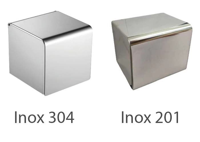 So sánh inox 304 và inox 201 khi làm tủ bếp inox