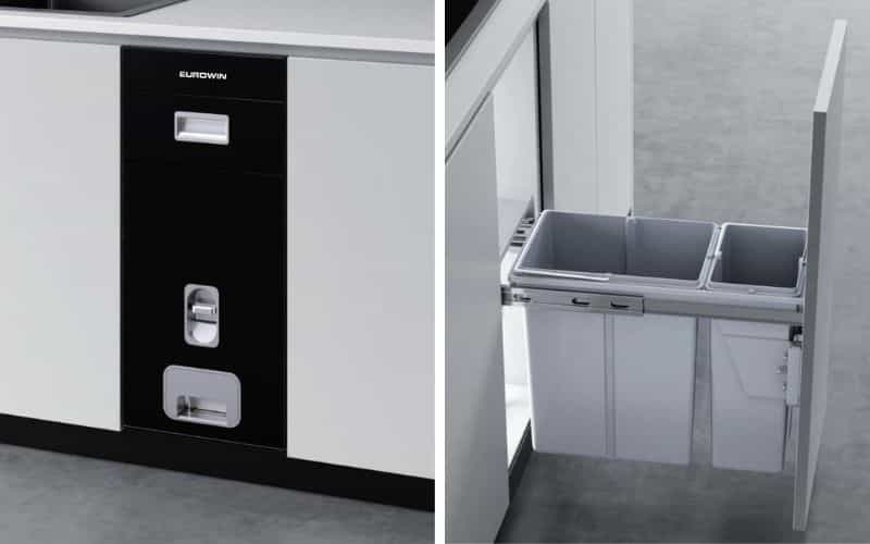 Tủ Bếp Inox Cánh Kính Kết Hợp Phụ Kiện Thông Minh – Giải Pháp Nâng Tầm Trải Nghiệm Bếp Hiện Đại